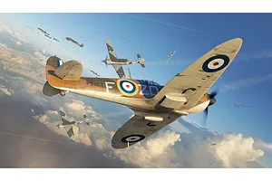 Airfix 1/48 Supermarine Spitfire Mk.1A Fighter Scaled Plastic Model Kit image 45474