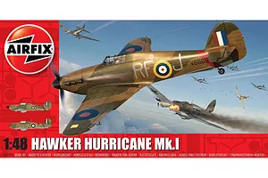 Airfix 1/48 Hawker Hurricane Mk.1 Fighter Scaled Plastic Model Kit image 45481