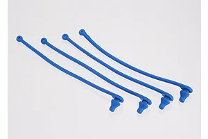 Traxxas Blue Silicone Body Pin Retainers 4Pcs