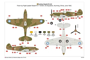 Airfix 1/48 Curtiss P-40B Fighter Scaled Plastic Model Kit image 45512