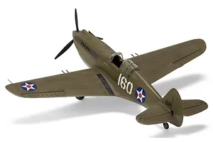 Airfix 1/48 Curtiss P-40B Fighter Scaled Plastic Model Kit image 45514
