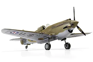 Airfix 1/48 Curtiss P-40B Fighter Scaled Plastic Model Kit image 45516