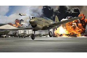 Airfix 1/48 Curtiss P-40B Fighter Scaled Plastic Model Kit image 45518