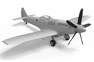 Airfix 1/48 Supermarine Spitfire Mk.XIV Fighter Scaled Plastic Model Kit image 45536