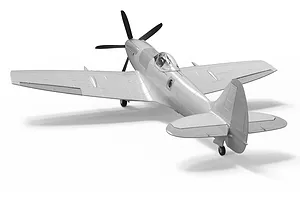 Airfix 1/48 Supermarine Spitfire Mk.XIV Fighter Scaled Plastic Model Kit image 45537