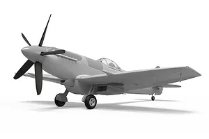 Airfix 1/48 Supermarine Spitfire Mk.XIV Fighter Scaled Plastic Model Kit image 45539