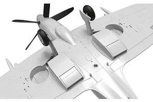 Airfix 1/48 Supermarine Spitfire Mk.XIV Fighter Scaled Plastic Model Kit image 45541