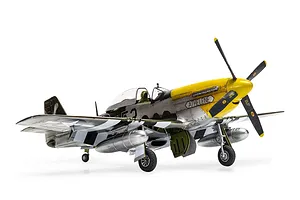 Airfix 1/48 North American P51-D Mustang (Filletless Tails) Fighter Scaled Plastic Model Kit image 45575