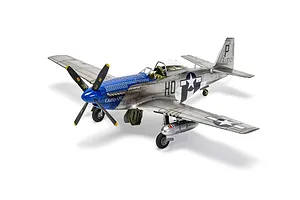 Airfix 1/48 North American P51-D Mustang (Filletless Tails) Fighter Scaled Plastic Model Kit image 45576