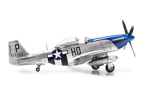 Airfix 1/48 North American P51-D Mustang (Filletless Tails) Fighter Scaled Plastic Model Kit image 45579