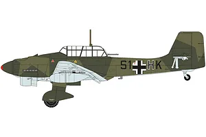 Airfix 1/48 Junkers Ju87B-2/R Bomber Scaled Plastic Model Kit image 45604
