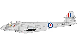 Airfix 1/48 Korean War Gloster Meteor F.8 Fighter Scaled Plastic Model Kit image 45622