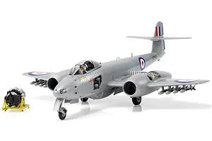Airfix 1/48 Korean War Gloster Meteor F.8 Fighter Scaled Plastic Model Kit image 45635