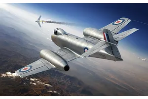 Airfix 1/48 Korean War Gloster Meteor F.8 Fighter Scaled Plastic Model Kit image 45637