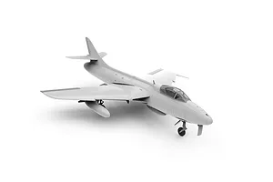 Airfix 1/48 Hawker Hunter F.6 Fighter Scaled Plastic Model Kit image 45651
