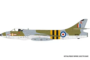 Airfix 1/48 Hawker Hunter F.4 Fighter Scaled Plastic Model Kit image 45706