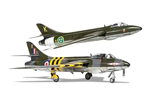 Airfix 1/48 Hawker Hunter F.4 Fighter Scaled Plastic Model Kit image 45717
