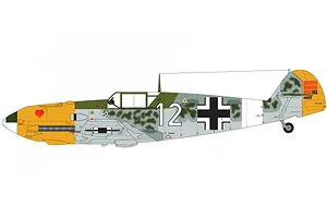 Airfix 1/48 Supermarine Spitfire Mk.VB Messerschmitt BF109E Dogfight Double Fighters Scaled Plastic Model Kit Gift Set image 45752