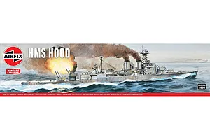 Airfix 1/600 HMS Hood Battlecruiser Scale Scaled Plastic Model Kit