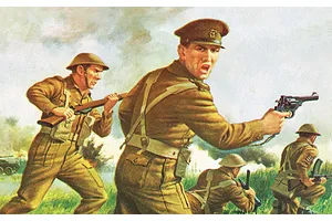 Airfix 1/76 WWII British Infantry Northern Europe Scaled Plastic Model Kit image 45806