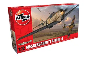 Airfix 1/72 Messerschmitt BF109 E-4 Fighter Scaled Plastic Model Kit image 45836