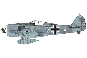 Airfix 1/72 Focke-Wulf FW 190 A-8 Fighter Scaled Plastic Model Kit image 45846