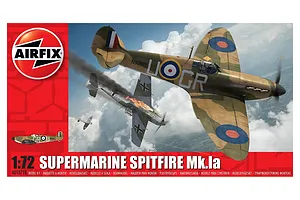 Airfix 1/72 Supermarine Spitfire Mk.IA Fighter Scaled Plastic Model Kit