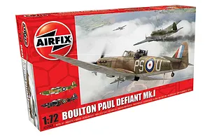 Airfix 1/72 Boulton Paul Defiant Fighter Scaled Plastic Model Kit image 45897