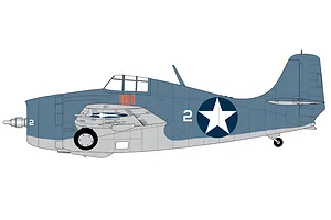 Airfix 1/72 Grumman Wildcat F4F-4 Fighter Scaled Plastic Model Kit image 45909