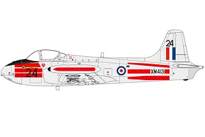 Airfix 1/72 T3 Hunting Percival Jet Provost T.3/T Trainer Scaled Plastic Model Kit image 45937