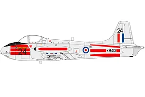Airfix 1/72 T3 Hunting Percival Jet Provost T.3/T Trainer Scaled Plastic Model Kit image 45938