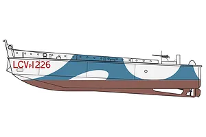 Airfix 1/72 Higgins LCVP Landing Craft Scaled Plastic Model Kit image 45986