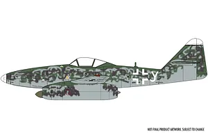 Airfix 1/72 Messerschmitt Me 262 A-2A Bomber Scaled Plastic Model Kit image 46055