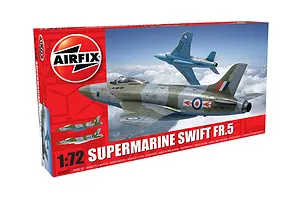 Airfix 1/72 Supermarine Swift F.R. Mk.5 Fighter Scaled Plastic Model Kit