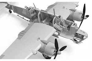 Airfix 1/72 Bristol Beaufort Mk.1 Bomber Scaled Plastic Model Kit image 46101