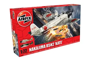 Airfix 1/72 Nakajima B5N2 'Kate' Bomber Scaled Plastic Model Kit