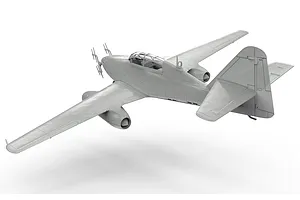Airfix 1/72 Messerschmitt Me 262-B1A Fighter Scaled Plastic Model Kit image 46155