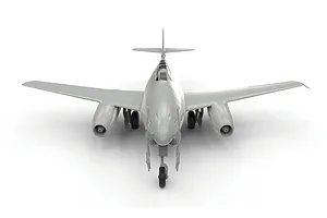 Airfix 1/72 Messerschmitt Me 262-B1A Fighter Scaled Plastic Model Kit image 46158