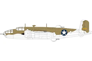 Airfix 1/72 North American B-25C/D Mitchell Bomber Scaled Plastic Model Kit image 46203
