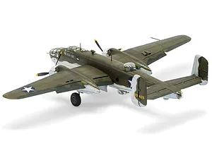 Airfix 1/72 North American B-25C/D Mitchell Bomber Scaled Plastic Model Kit image 46206