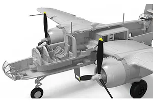 Airfix 1/72 North American B-25B Mitchell 'Doolittle Raid' Bomber Scaled Plastic Model Kit image 46253