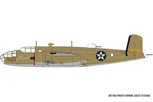 Airfix 1/72 North American B-25B Mitchell 'Doolittle Raid' Bomber Scaled Plastic Model Kit image 46254