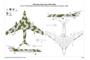 Airfix 1/72 Handley Page Victor B.2 Bomber Scaled Plastic Model Kit image 46418