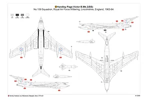 Airfix 1/72 Handley Page Victor B.2 Bomber Scaled Plastic Model Kit image 46423