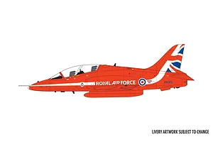 Airfix 1/72 Red Arrows Hawk Trainer Scaled Plastic Model Kit Small Starter Set image 46502