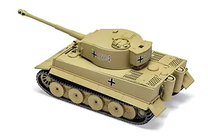 Airfix 1/72 Tiger 1 Tank Scaled Plastic Model Kit Small Starter Set image 46509
