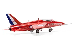 Airfix 1/72 Red Arrow Gnat Fighter Scaled Plastic Model Kit Small Starter Set image 46520