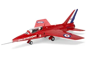 Airfix 1/72 Red Arrow Gnat Fighter Scaled Plastic Model Kit Small Starter Set image 46521