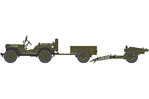 Airfix 1/72 Jeep Mb Scaled Plastic Model Kit Small Starter Set image 4