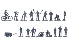 Airfix 1/76 RAF Personnel Scaled Plastic Model Kit image 46619